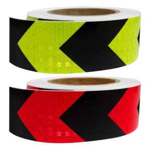 REFLECTING STICKER ARROW 2″ X 25 MTRS – Reflective adhesive warning tapes.