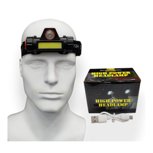 HEAD LAMP HIGHPOWER – Head Protection, LED Bulb, USB, Rechargeable with Plastic Material