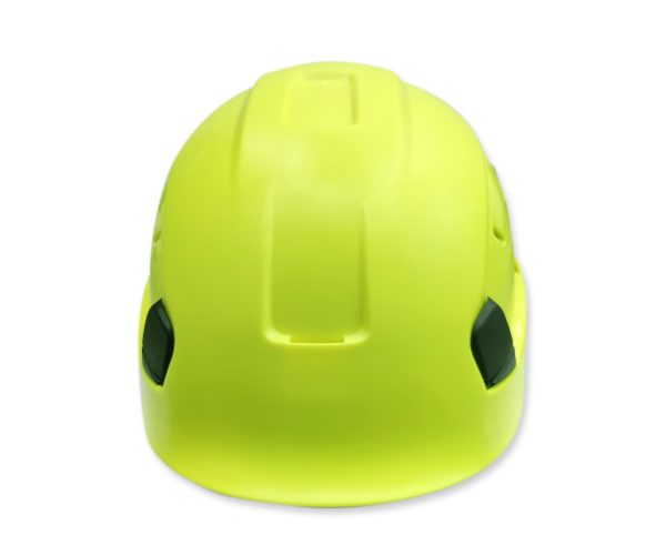 SAFFAS SAFETY HELMET MINING SF-06 - ABS + PC Heavy Duty helmet, ventilated, Textile Harness with Pin wheel Knob adjustable ratchet, Chinstrap adjustable.