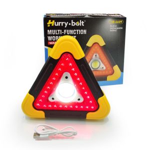 Triangle Emergency Warning Portable Solar/Rechargable Light