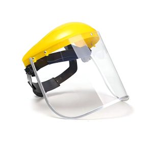 Yellow Face Shield: Enhanced Visibility & Full-Face Protection