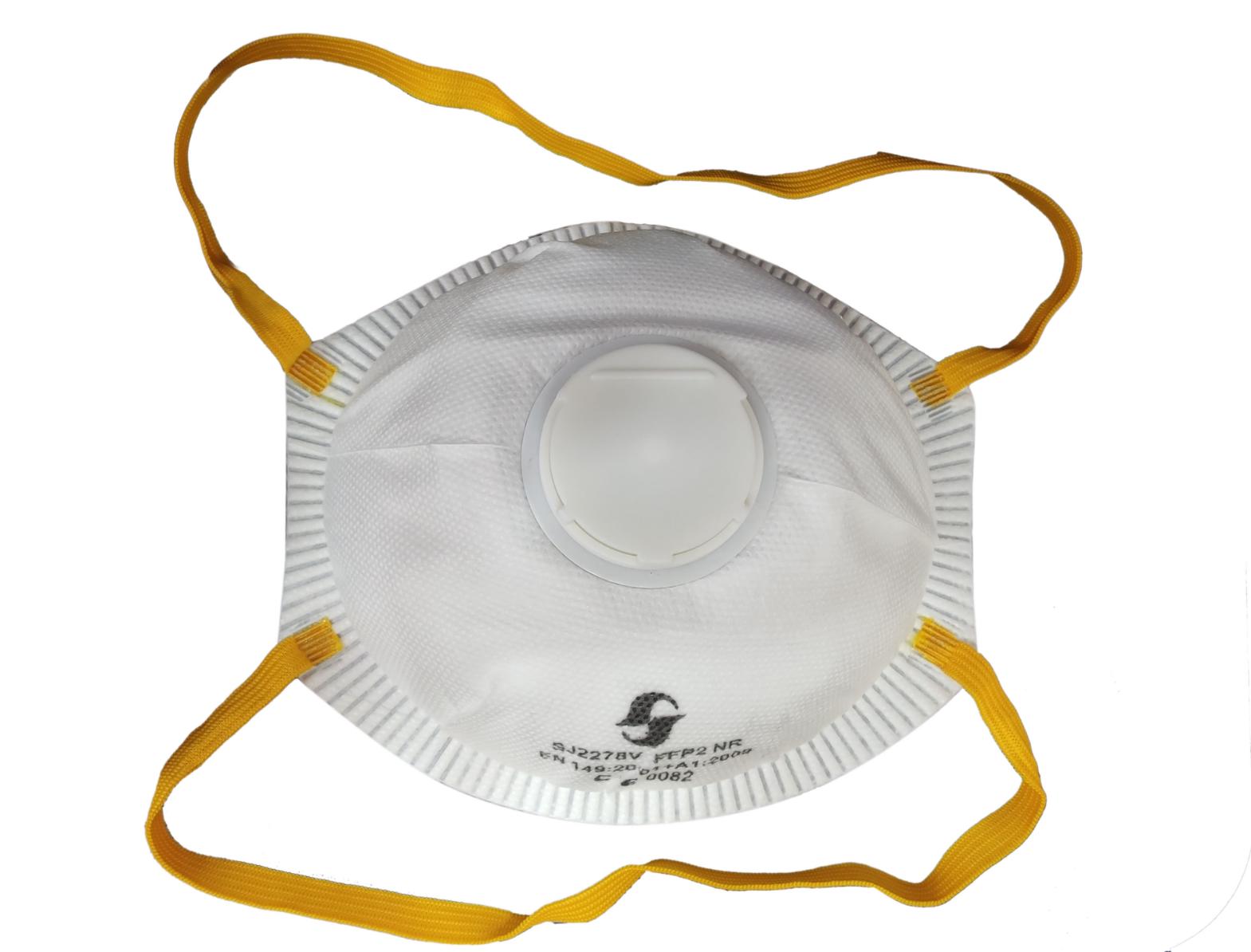 MASK FFP2 WITH FILTER - AAA/SJ8728V - FFP2 FACE MASK WITH BREATHING VALVE