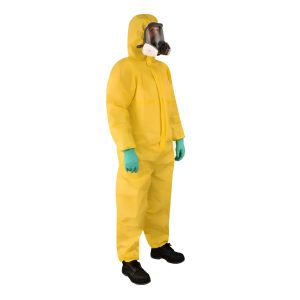 Konzer K-4000: High-Visibility Chemical & Biohazard Protection Coverall