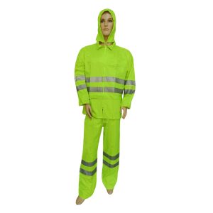 AAA RAINSUIT HI-VISIBILITY – RST-03 – 170 TC TAFETTA FABRIC MATERIAL