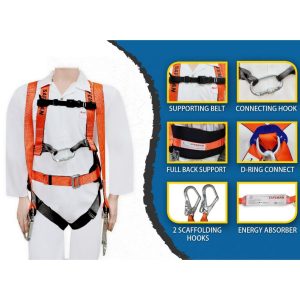 Safeman SBLT-53: Full Body Safety Harness for Maximum Protection at Heights